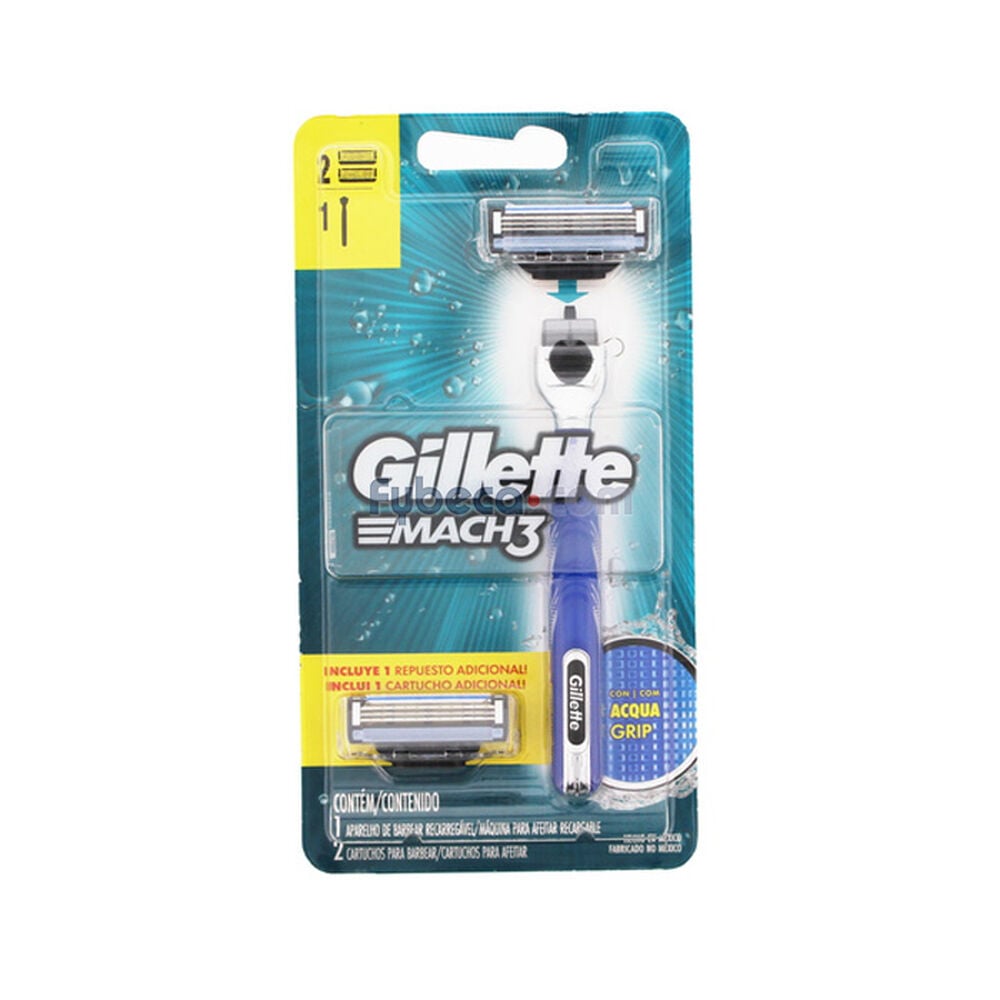 Afeitadora-Gillette-Mach-3-Paquete-imagen