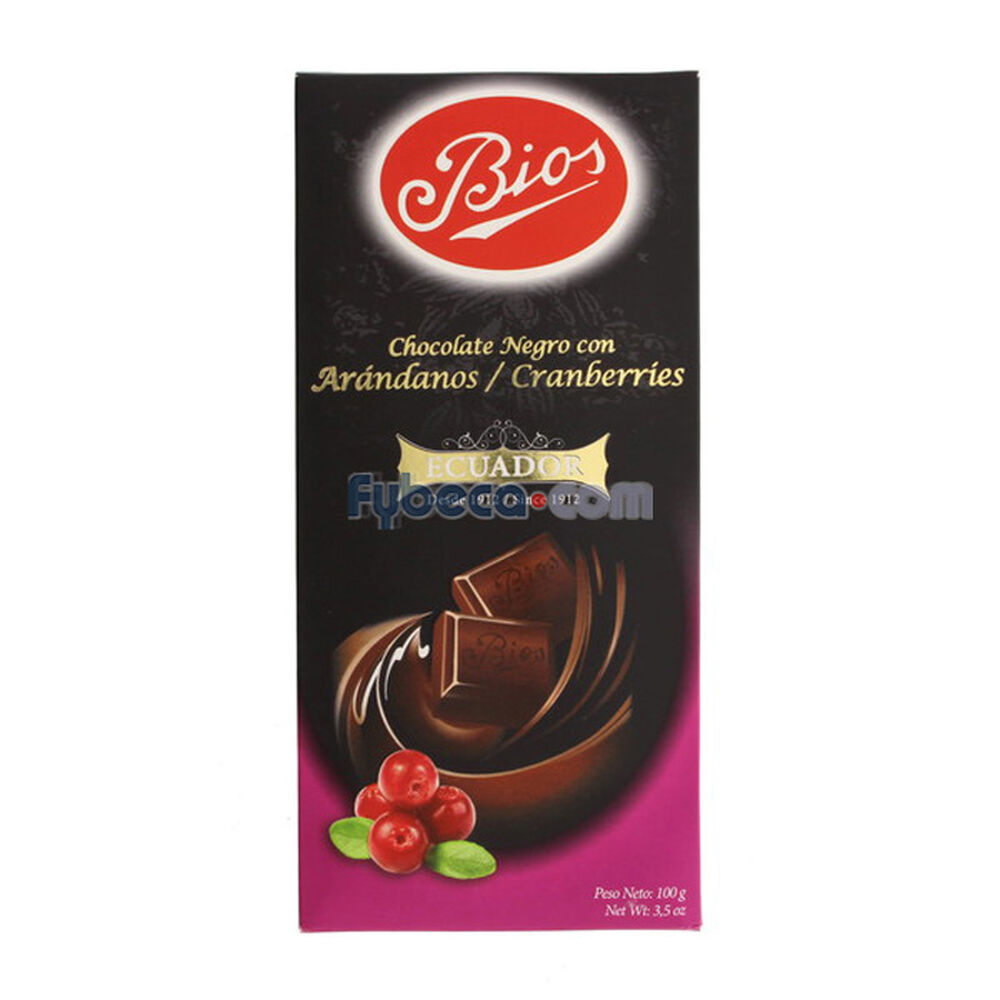 Chocolate-Bios-Negro-Con-Arándanos-100-G-Unidad-imagen