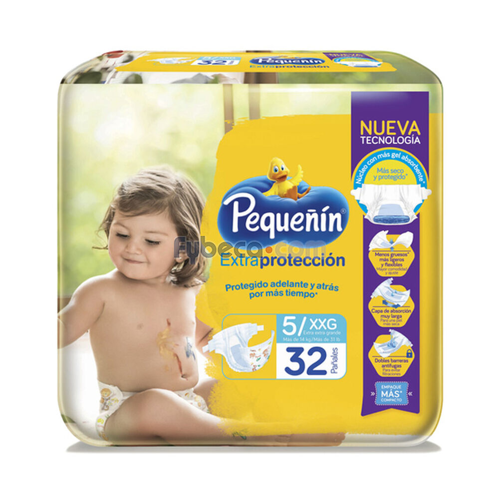 Pañales-Pequeñín-Extra-Protección-Xxg-Paquete-imagen