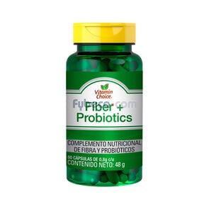 Complemento-Nutricional-Fiber-+-Probiotics-60-Cápsulas-Frasco-Unidad-imagen