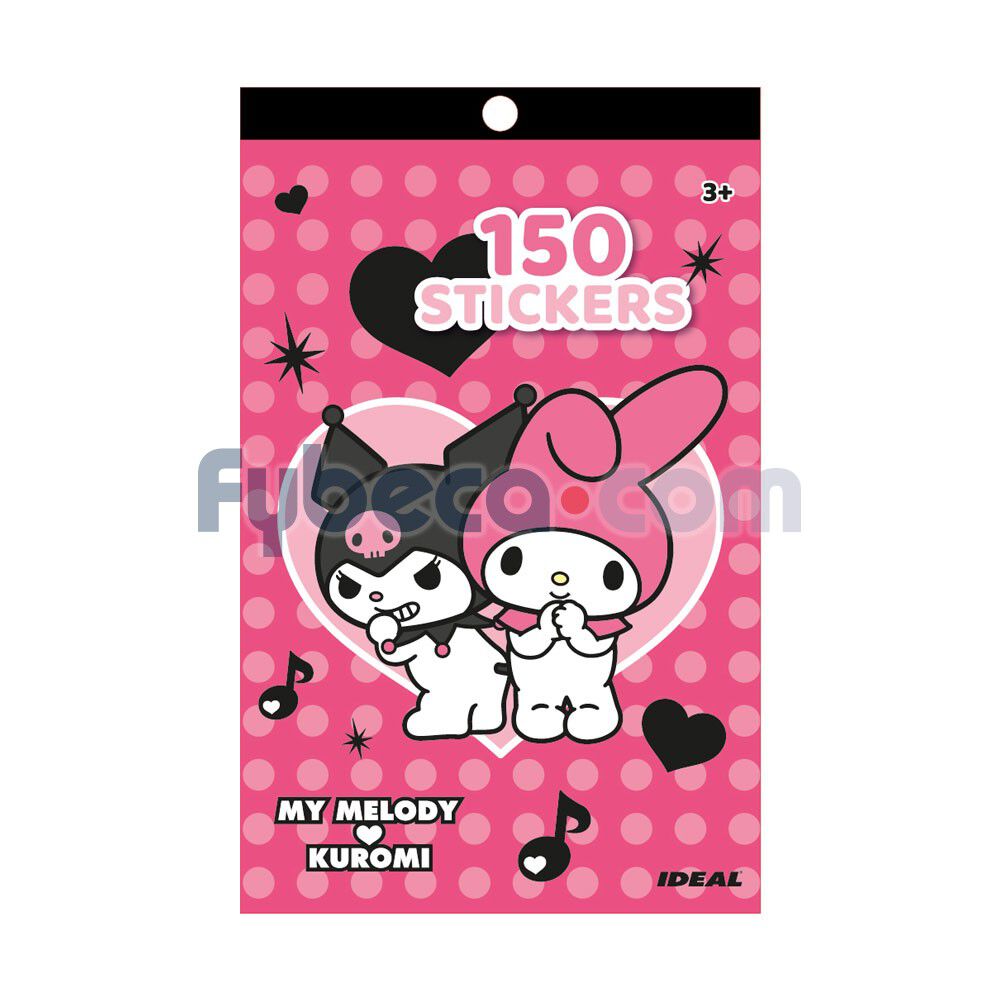 Block-Stickers-Ideal-My-Melody-Kuromi-150-U.-imagen