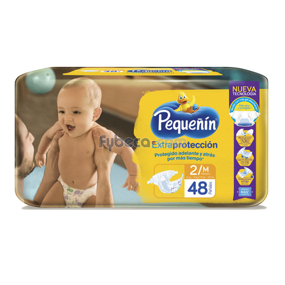 Pañales-Pequeñín-Extra-Protección-M-Paquete-imagen