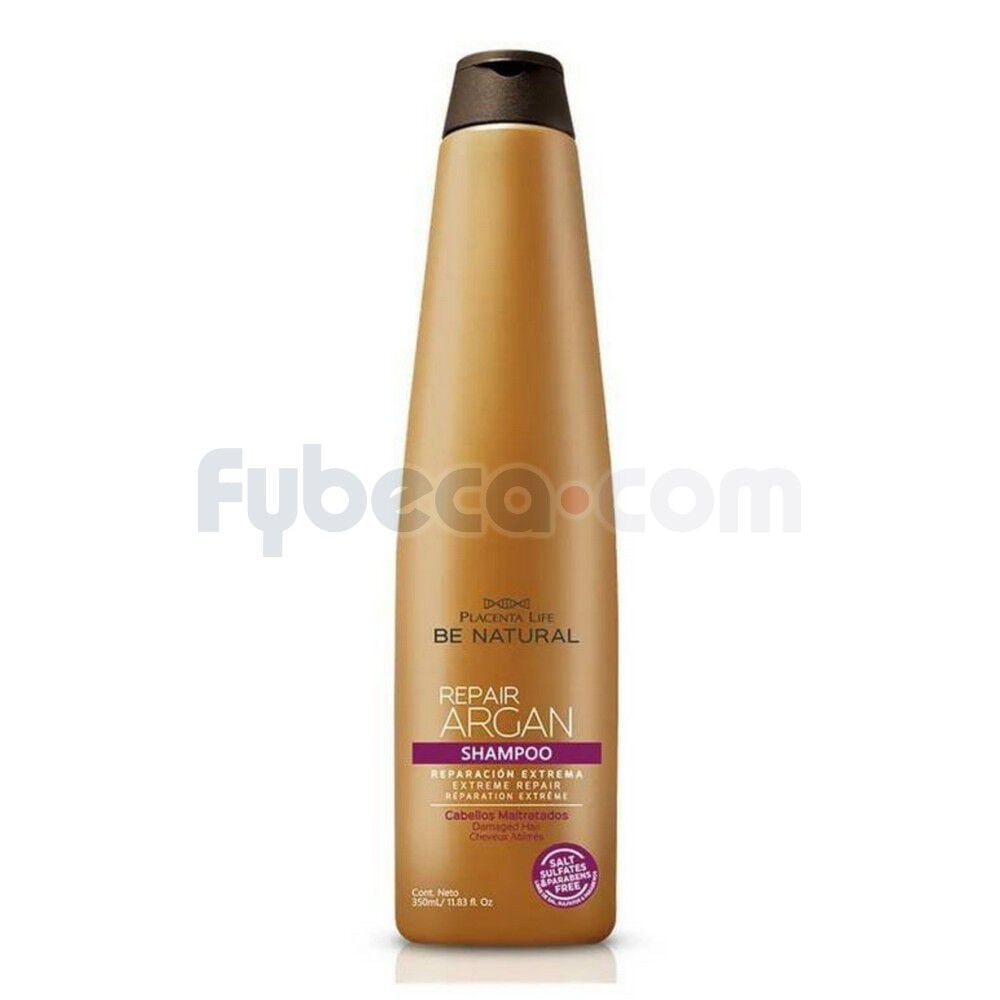 Shampoo-Be-Natural-Repair-Árgan-350-Ml-Frasco-imagen
