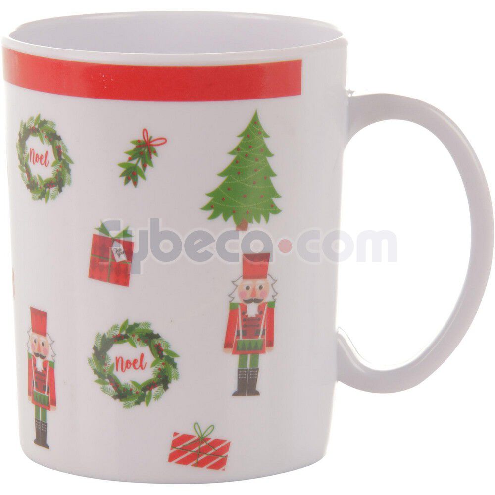 Taza-Navideña-Diseño-Cascanueces-y-Árbol-de-Navidad-14-Oz-Unidad-imagen