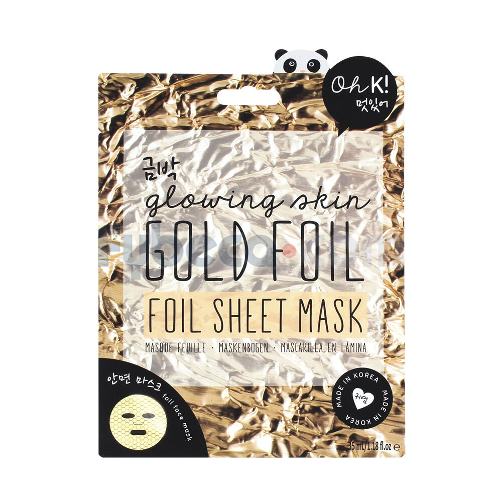Mascarilla-Oh-K!-Glowing-Skin-Gold-Foil-35-Ml-Unidad-imagen
