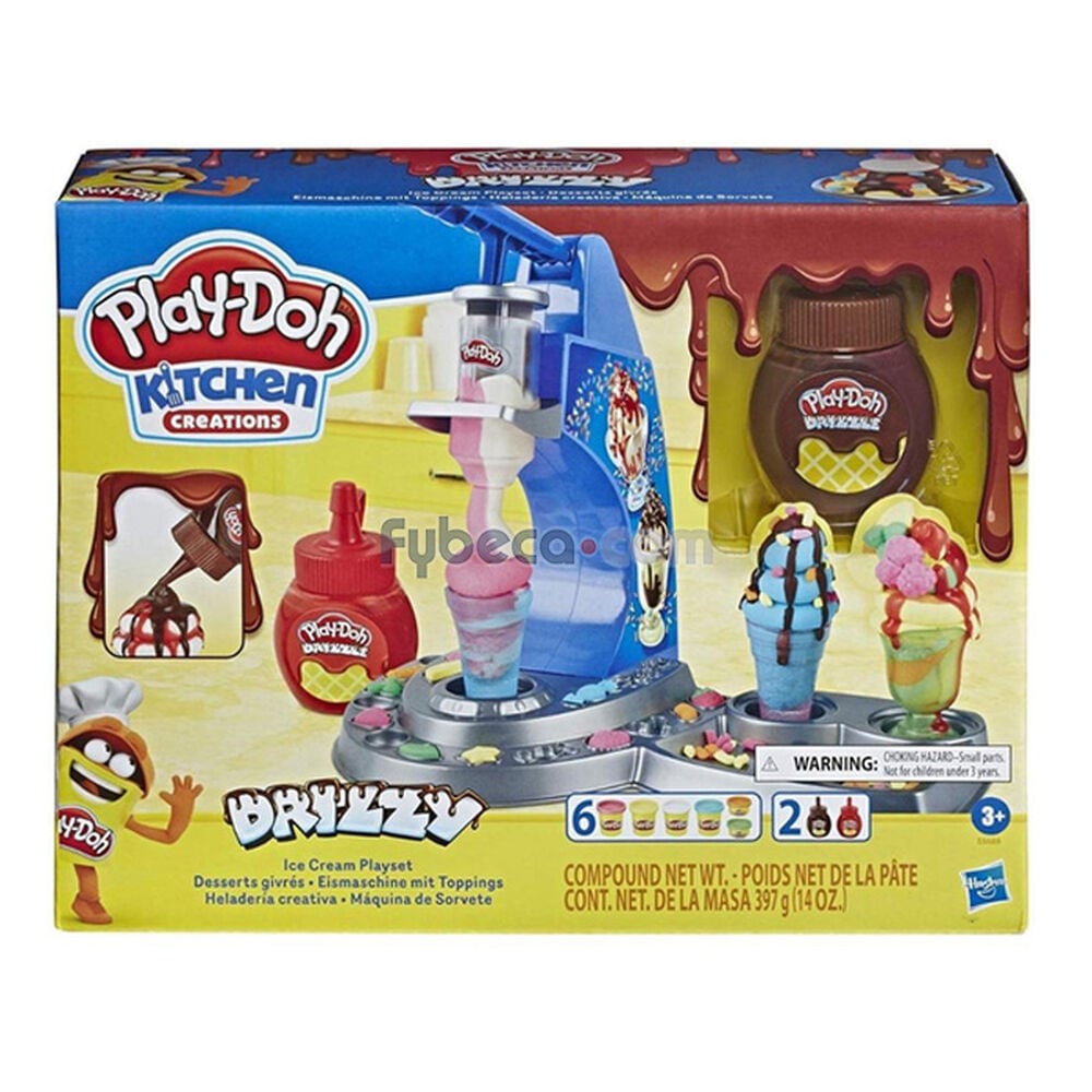 Juguete-Hasbro-Play-Doh-Kitchen-Creaton-Set-Helados-Paquete-imagen