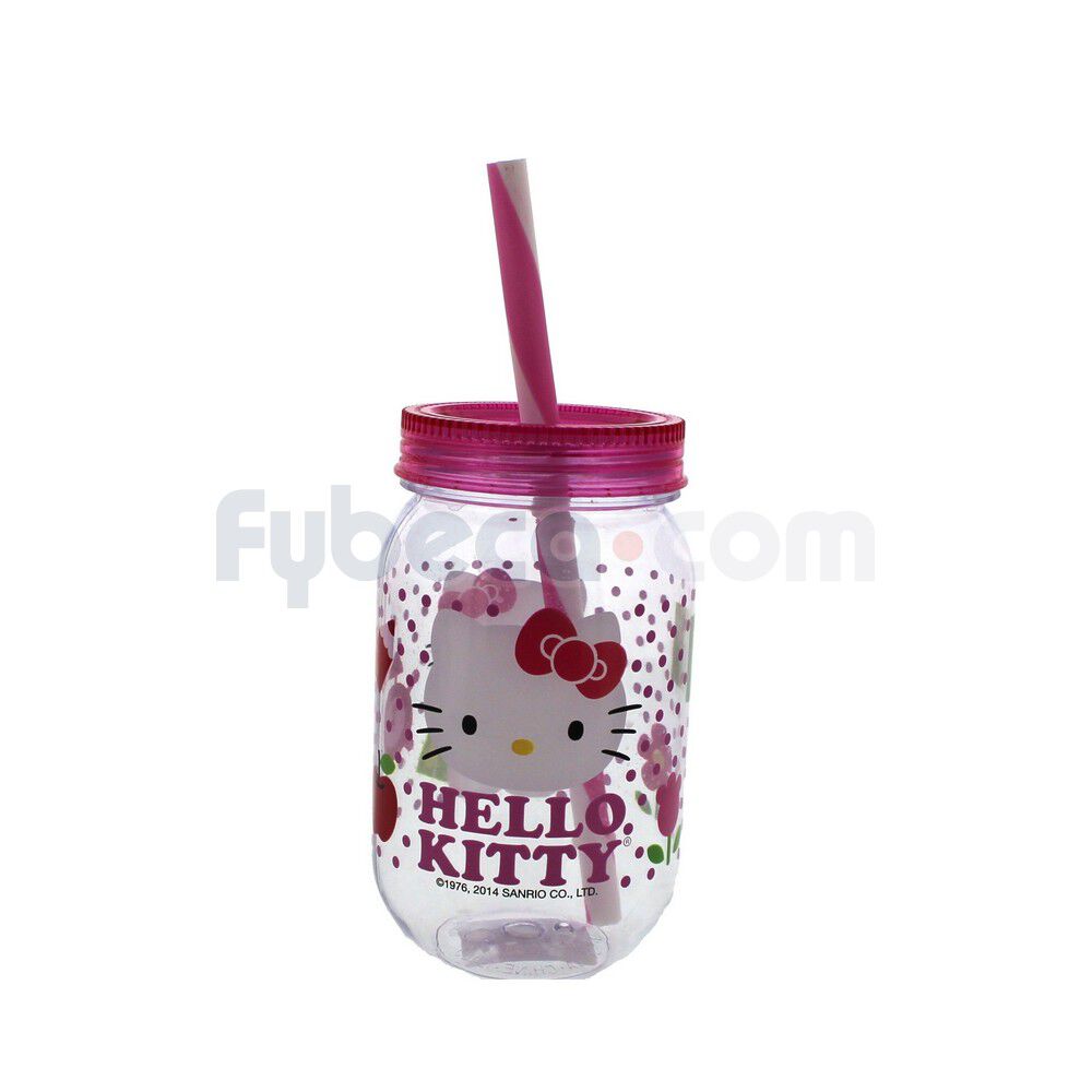 Frasco-Con-Tapa-Y-Pitillo-Hello-Kitty-Disney-560-Ml-Unidad-imagen