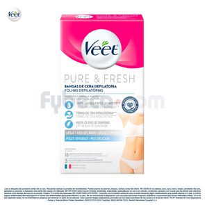 Veet-Bandas-De-Cera-Depilatoria-Axilas-Y-Area-De-Bikini-Pieles-Sensibles-imagen
