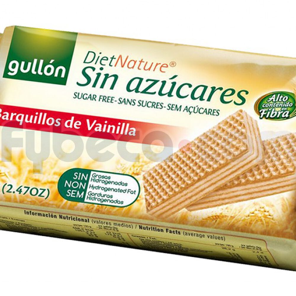 Galleta Sin Azucar Guillon Waffler Vainilla 70G