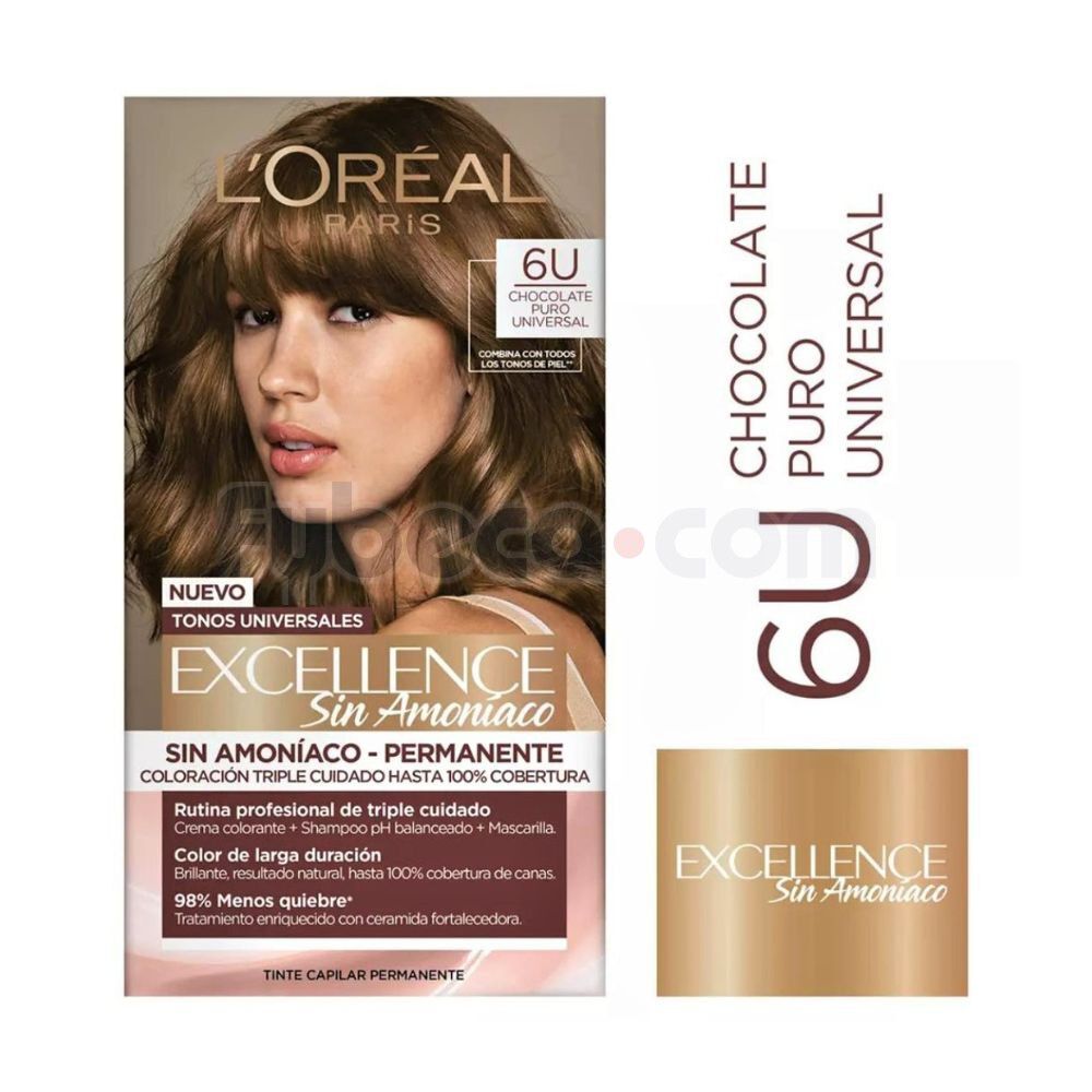 TINTE-LOREAL-PARIS-EXCELLENCE-SIN-AMONIACO-TONO-6U-imagen