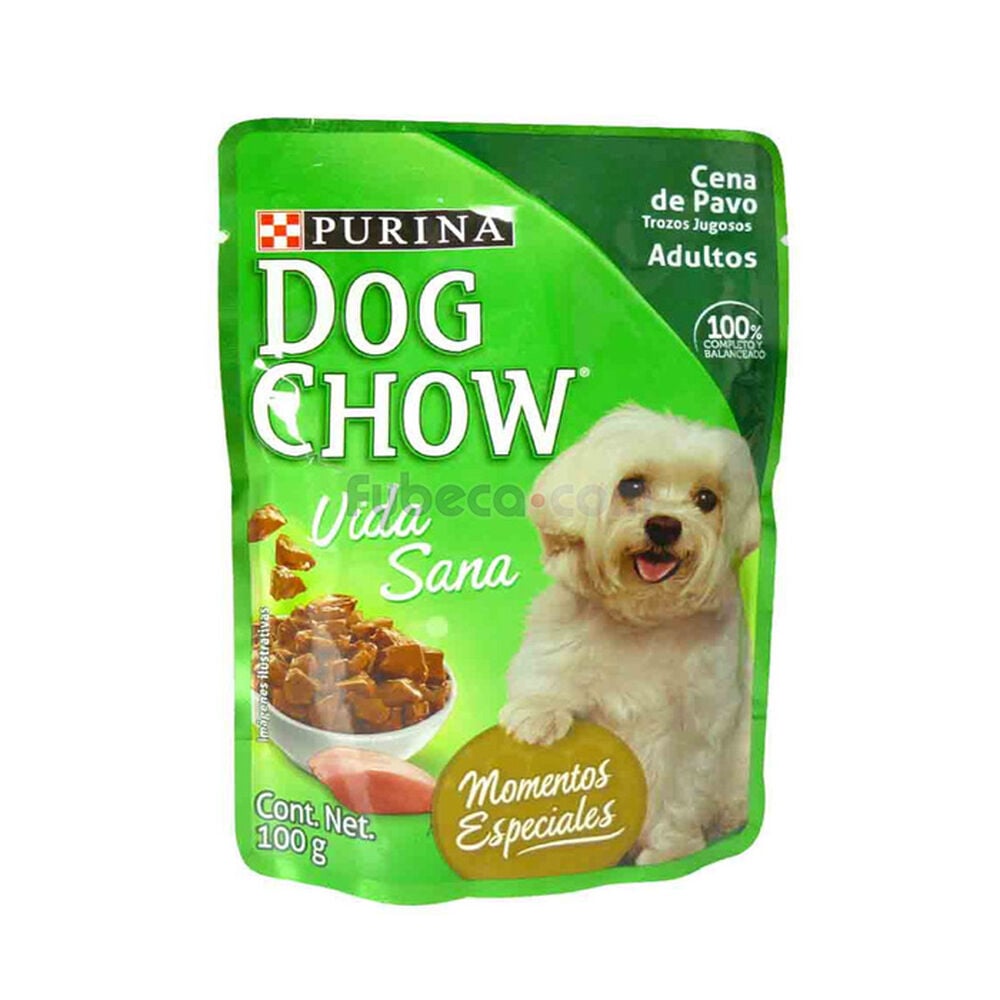 Alimento-Húmedo-Para-Perros-Dog-Chow-Purina-Cena-De-Pavo 100-G-Sachet-imagen