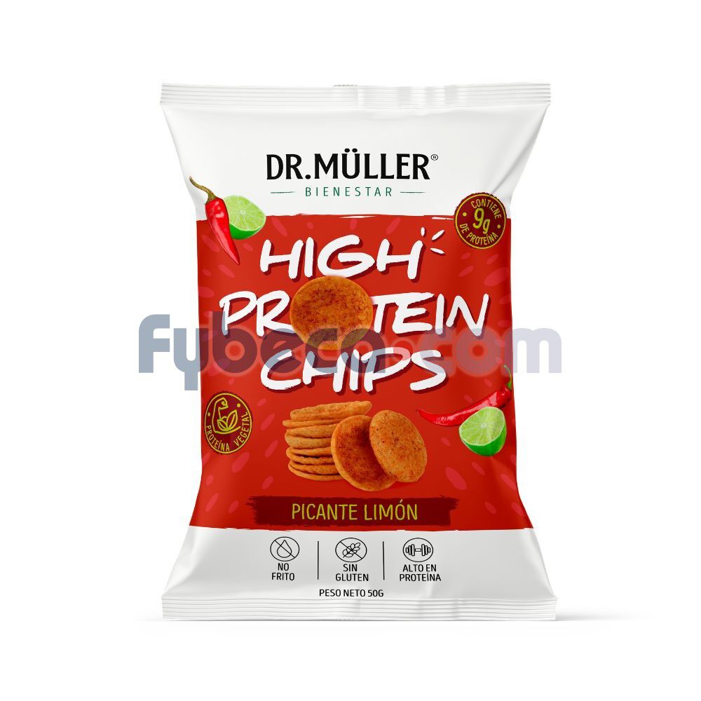 Dr.-M&uuml;ller-High-Protein-Chips-Picante-50-g-imagen