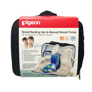 Set-De-Lactancia-Con-Extractor-Manual-Pigeon-Paquete-imagen