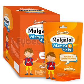 Mulgatol-Gomitas-Vit-C-+-Zinc-Sobres-C/5-Caja-imagen