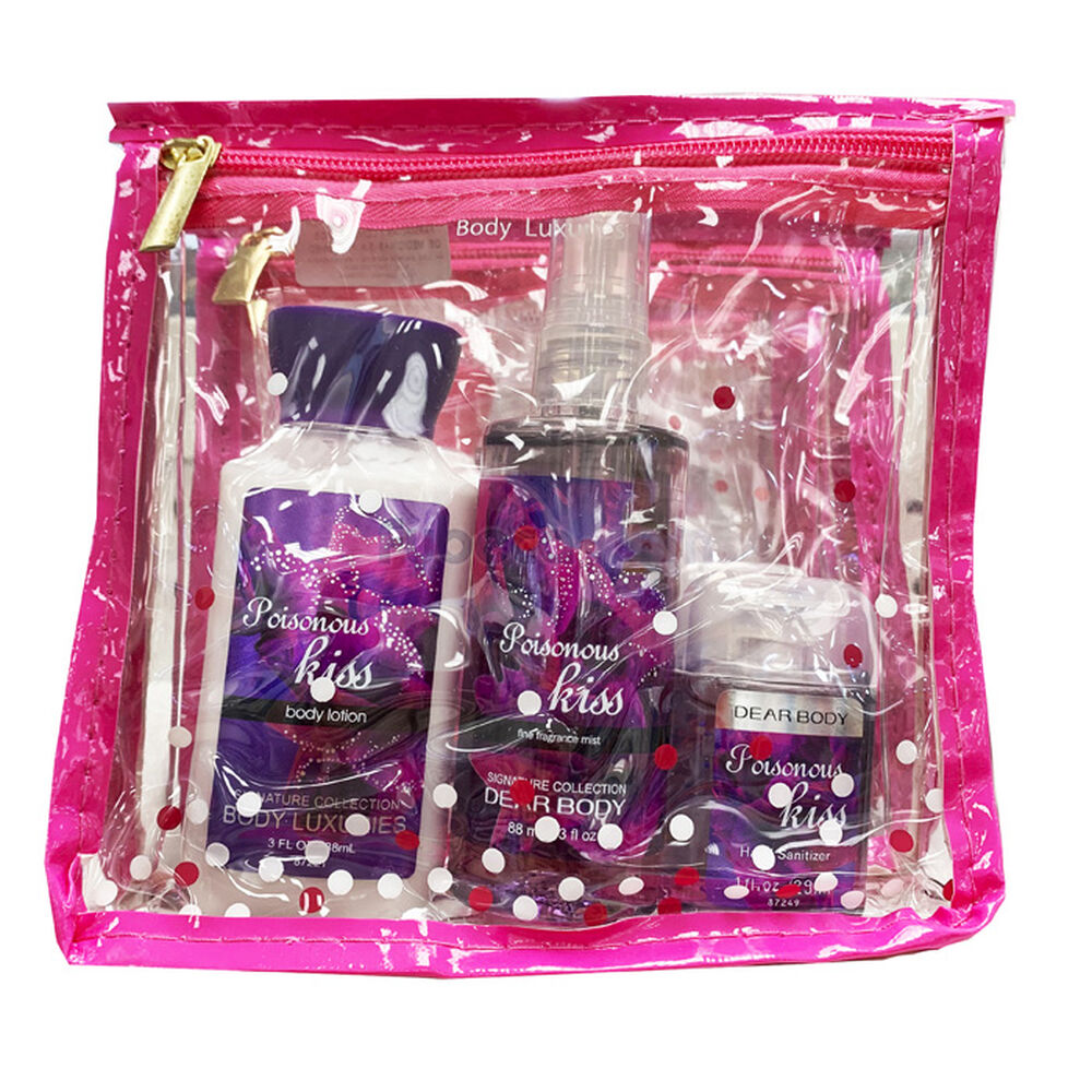 Perfume-Poisonous-Kiss-Set-B-Mist-88-Ml-B-Lotion-88-Ml-H-Gel-29-Ml-Paquete-imagen