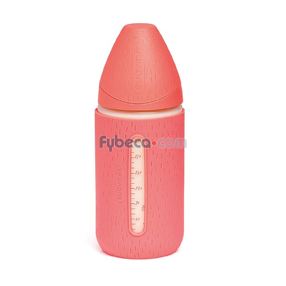 Biberon-Vidrio-Suavinex-Más-Funda-De-Silicona-Rosada-240-Ml-Unidad-imagen