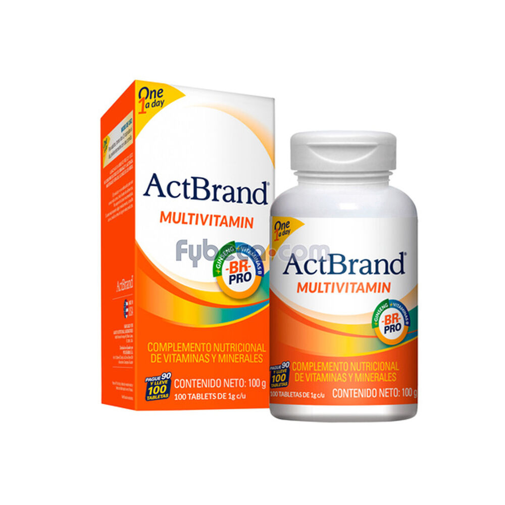 Complemento-Nutricional-Multivitamin-100-Tabletas-Frasco-Unidad-imagen