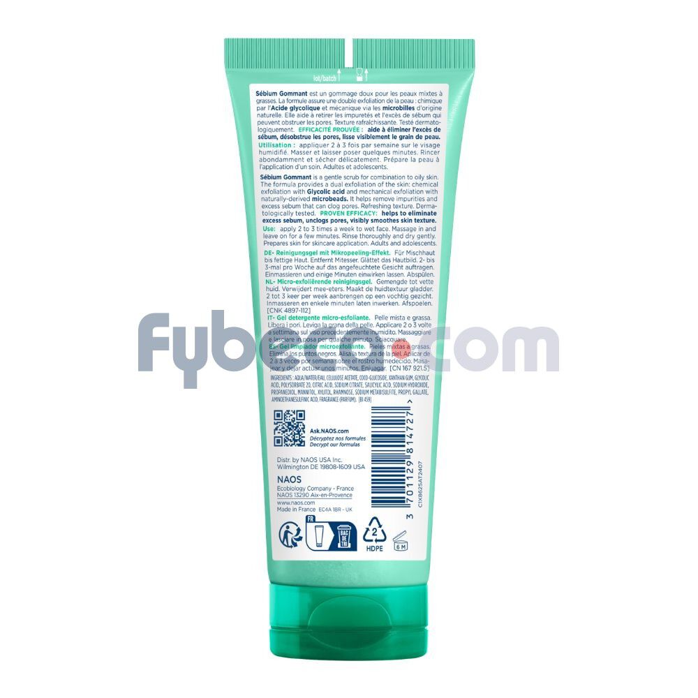 Sebium-Gel-Gommant-75ml---Gel-exfoliante-piel-mixta-a-grasa-imagen-2
