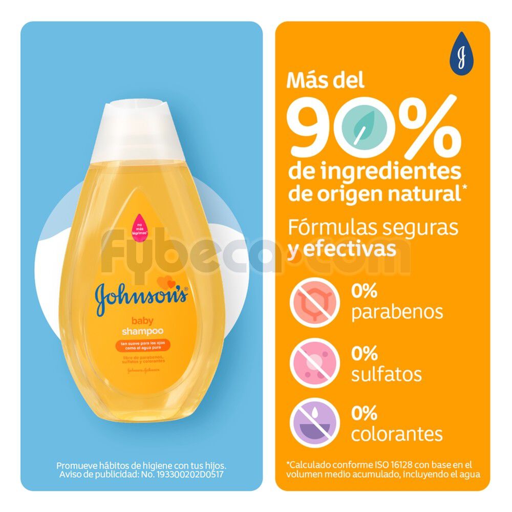 Shampoo-Beb&eacute;-Johnson's-Original-400ml-imagen-3