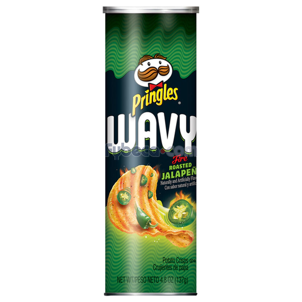 Papas-Fritas-Wavy-Fire-Roasted-Jalapeño-137-G-Tarro-Unidad-imagen
