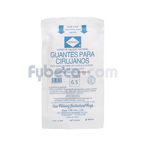 Guante-Para-Cirujano-Con-Polvo-Talla-6.5-Látex-De-Caucho-Natural-Caja-imagen