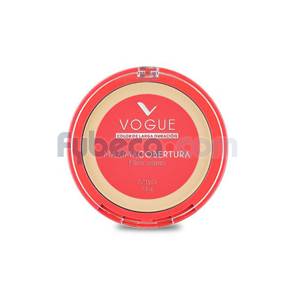 Polvo-Compacto-Vogue-M&aacute;xima-Cobertura-Beige-14-G-Unidad-imagen