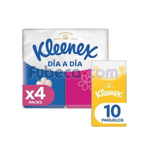 Kleenex-Pa&ntilde;uelo-Original-D&iacute;a-a-D&iacute;a-4-Paquetes-x-10c/u-imagen