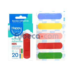 Banditas-Happy-Care-Kids-5-Colores-x-20-Unidades-imagen