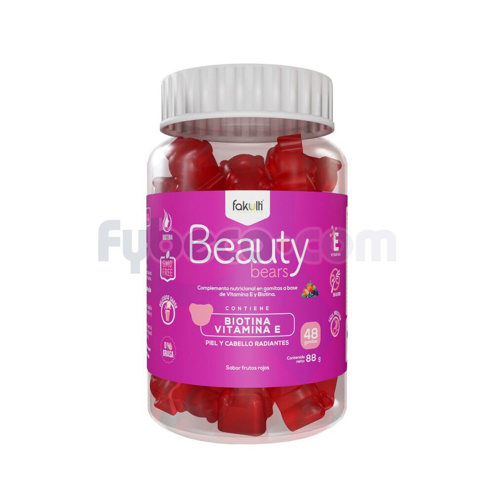 Gummies-Vitamina-E-Y-Biotina-Fakulti-Frasco-88-Gr-imagen