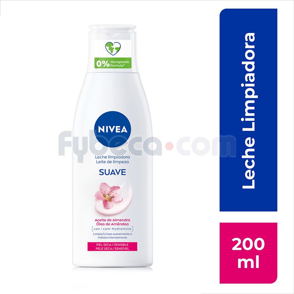 Leche Limpiadora Suave, 200 ml - nivea