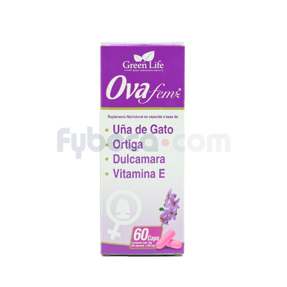Ova-Fem-Green-Life-F/60-Caps-imagen