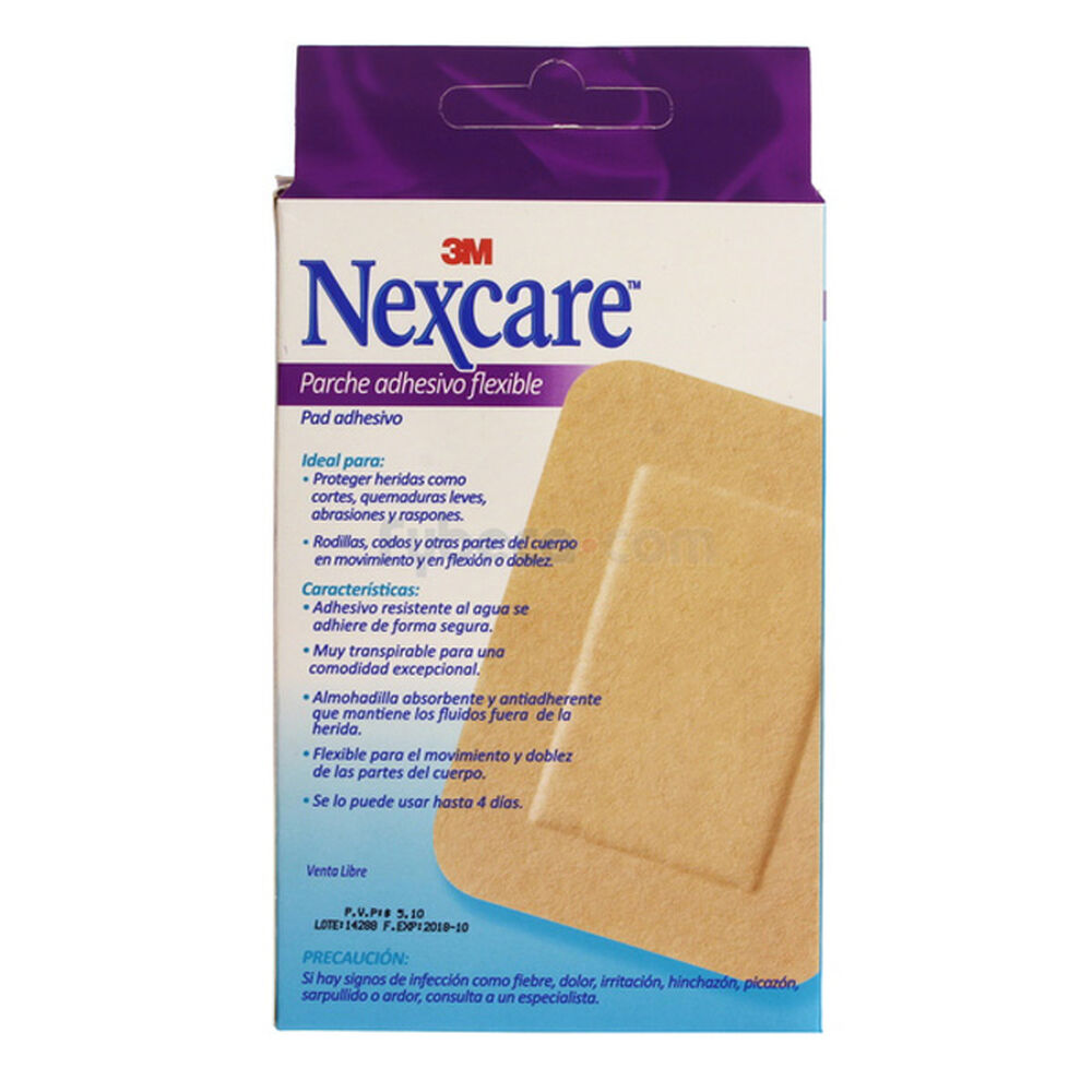 Parche-Flexible-Nexcare-7.6-X-10.1-Cm-Parches-imagen