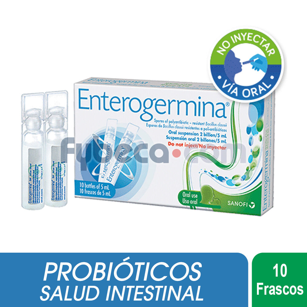 Enterogermina 2000 Millones/5 Ml Suspensión Oral Por Unidad Fybeca