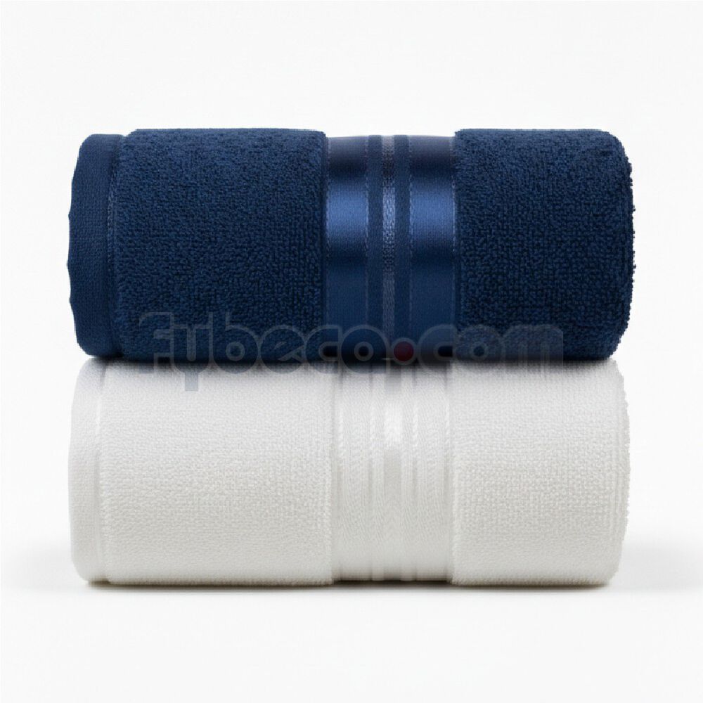 Duo-Toallas-Bano-(140x70)-Medieval-Blue+Blanco-imagen-1