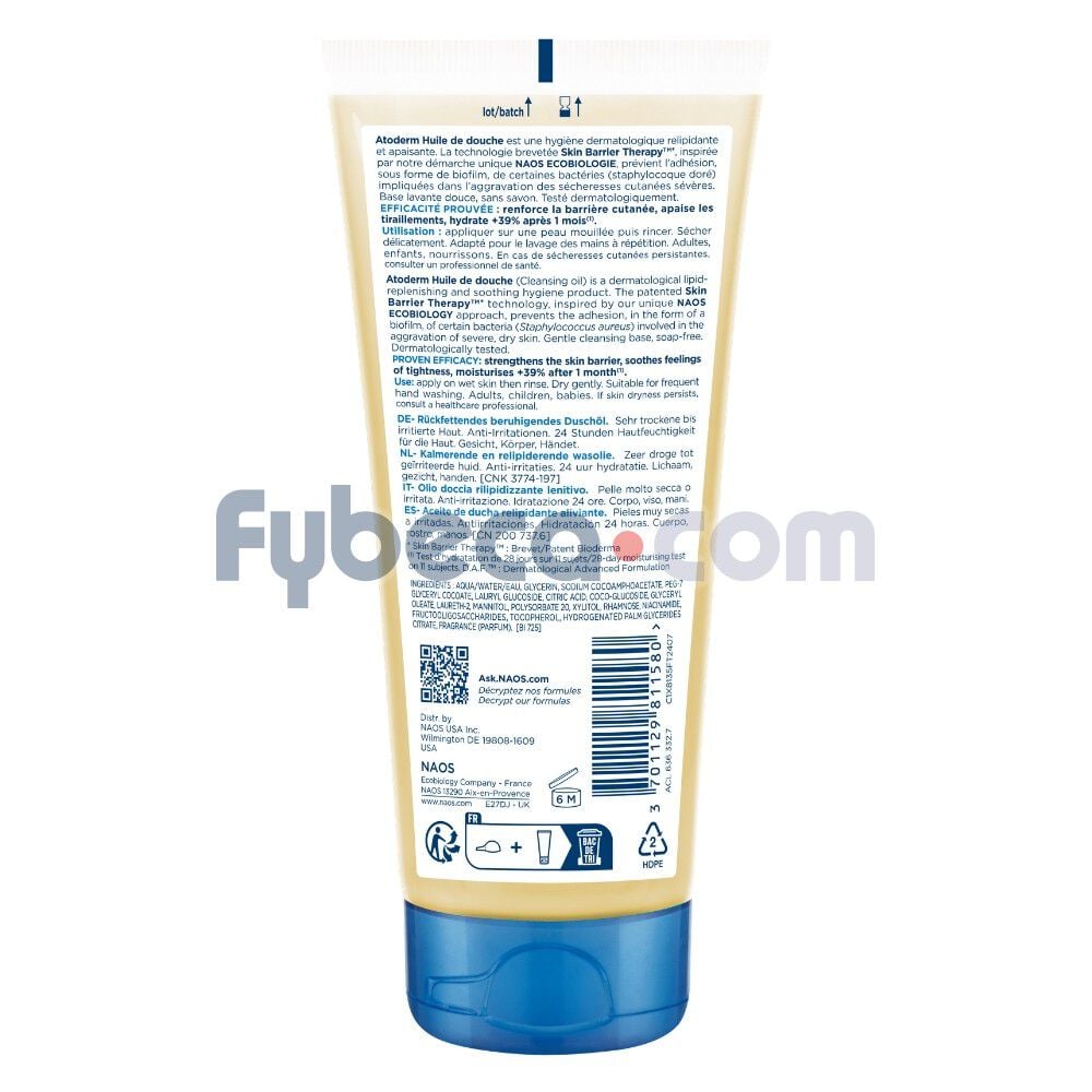 Atoderm-Huile-De-Douche-100ml---Aceite-de-ducha-imagen-2
