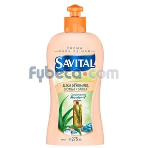 Savital-Crema-para-Peinar-con-Elixir-de-Romero--275ml-imagen