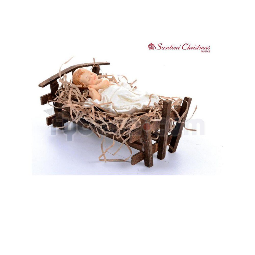 Jg-Bebe-Jesus/Pesebre-2Pz-14-X-10.5-X-6.4Cm-Baby:-10-Cm-063-490405-imagen
