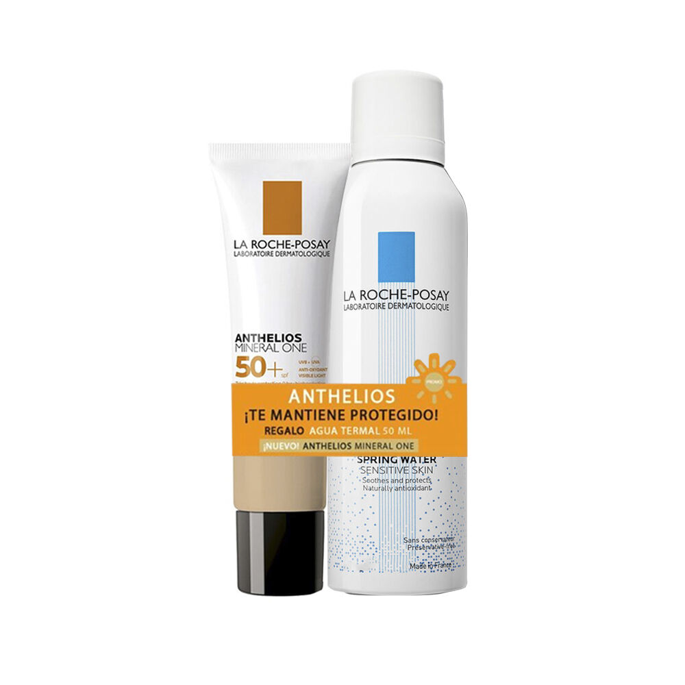 Protector-Solar-Anthelios-Mineral-One-Tono-2-+-Agua-Termal-30-Ml-/-50-Ml-Paquete-imagen