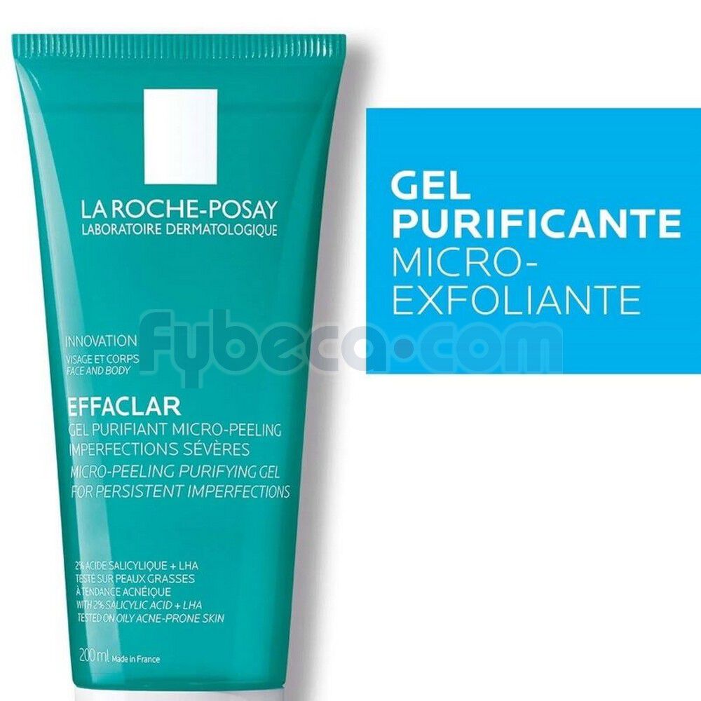Gel-Limpiador-Effaclar-Purificador-Micro-Exfoliante-200-Ml-Unidad-imagen-2