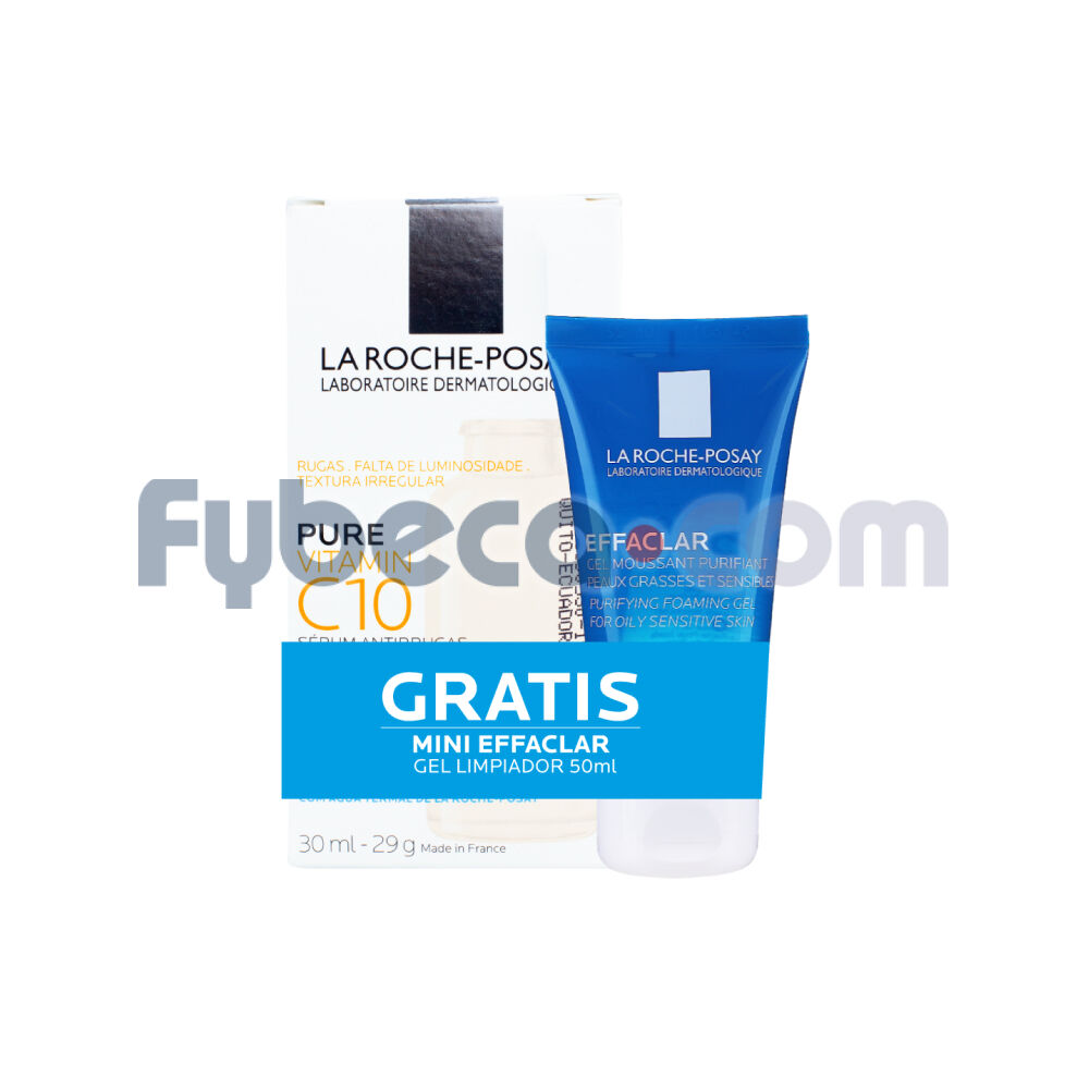 Tratamiento-Facial-Sérum-Antiarrugas-+-Mini-Effaclar-Gel-Limpiador-30-Ml-/-50-Ml-Paquete-imagen