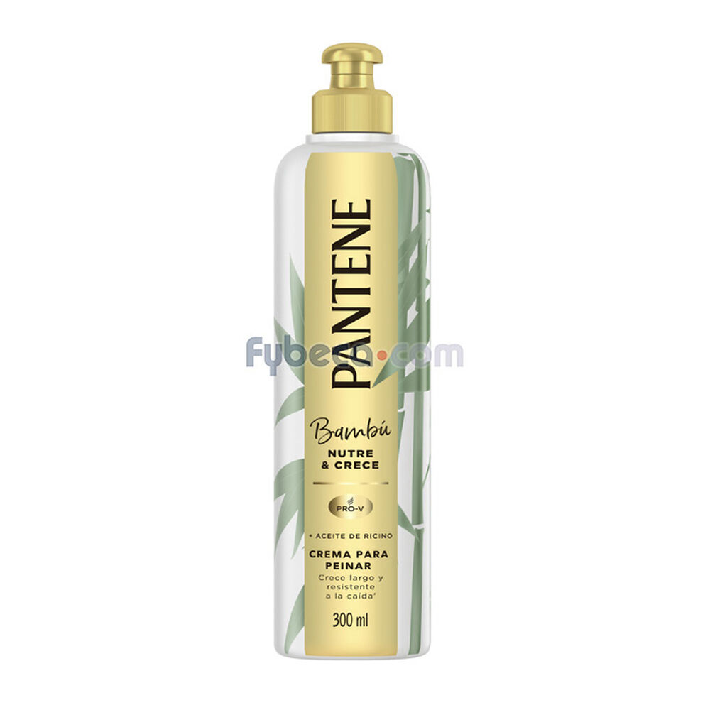 Crema-De-Peinar-Pantene-Bambú-300-Ml-Frasco-imagen