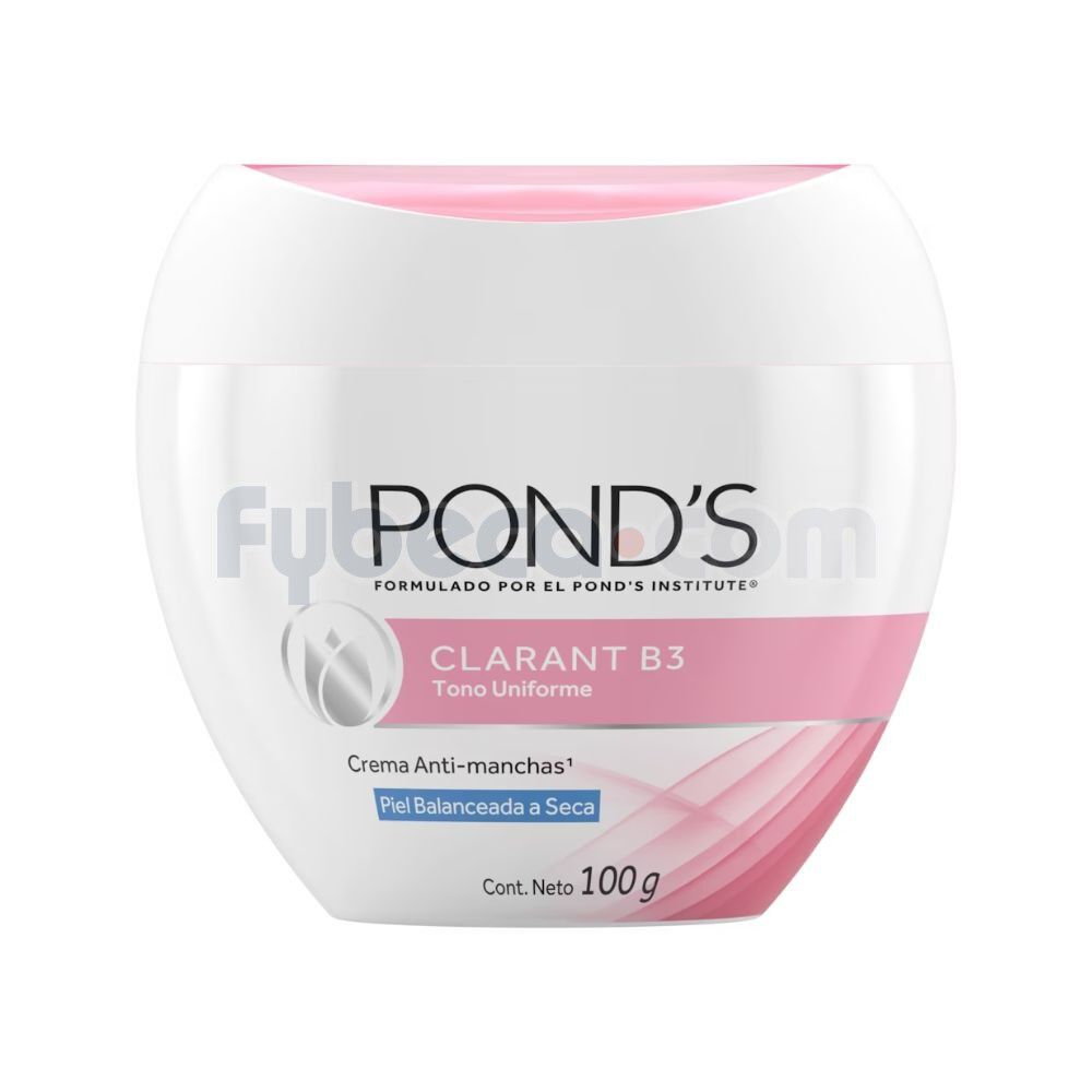 Crema-Pond's-Clarant-B3-Filtro-UV-100-G-Frasco-imagen