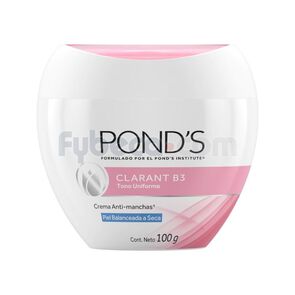 Crema-Pond's-Clarant-B3-Filtro-UV-100-G-Frasco-imagen