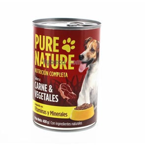 Alimento-Para-Perros-Pure-Nature-Carne-Y-Vegetales-400-G-Lata-imagen