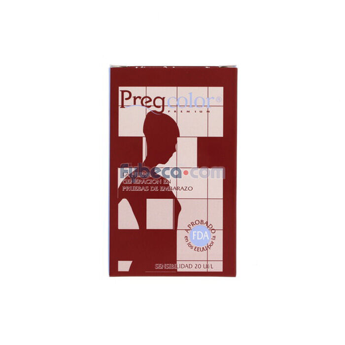 Pregcolor Pruebas De Embarazo Premium C 1 Prueba Fybeca