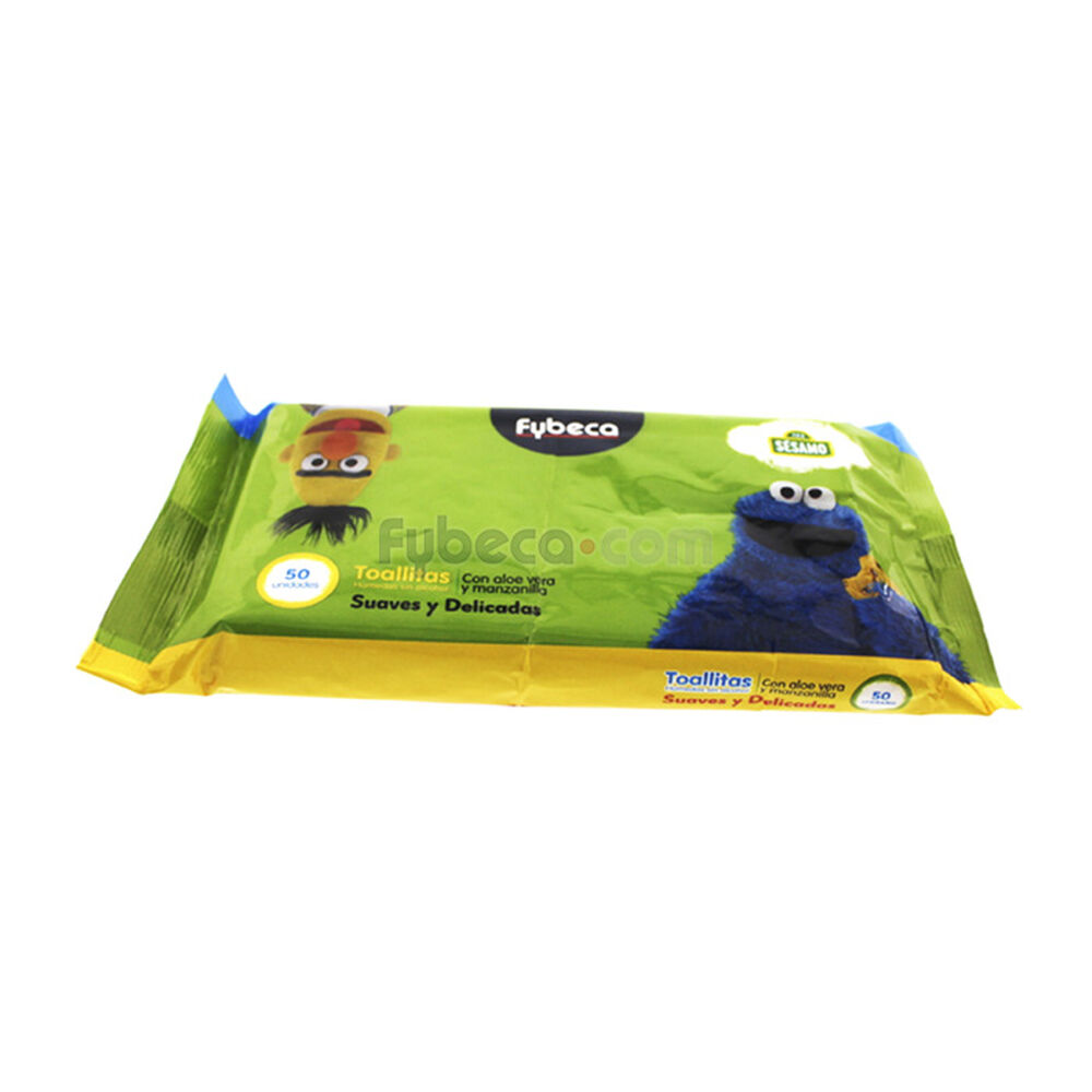 Pañitos-Húmedos-Fybeca-Plaza-Sesamo-50-Unidades-imagen