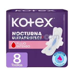 Toallas-Higi&eacute;nicas-Kotex-Nocturna-Ultraprotect-8-Un-imagen