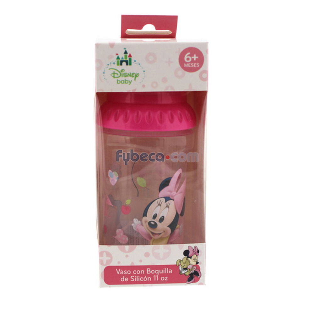 Vaso-Disney-Con-Boquilla-De-Silicón-Mickey-/-Minnie-11-Oz-Unidad-imagen