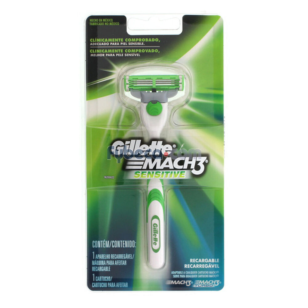 Afeitadora-Gillette-Mach-3-Sensitive-Unidad-imagen