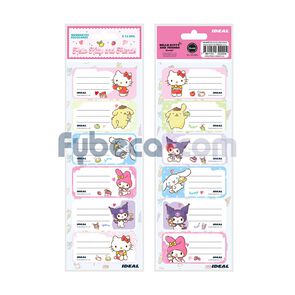 Membretes-Escolares-Ideal-Hello-Kitty-Y-Friends-12-U.-imagen